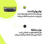 تیغ یدک دورکو مدل PACE 5 PRO تحت لیسانس بسته 4 عددی
