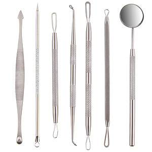 مجموعه ابزار پاک‌سازی پوست کیو وای اچ مدل derm-3198 بسته 7 عددی