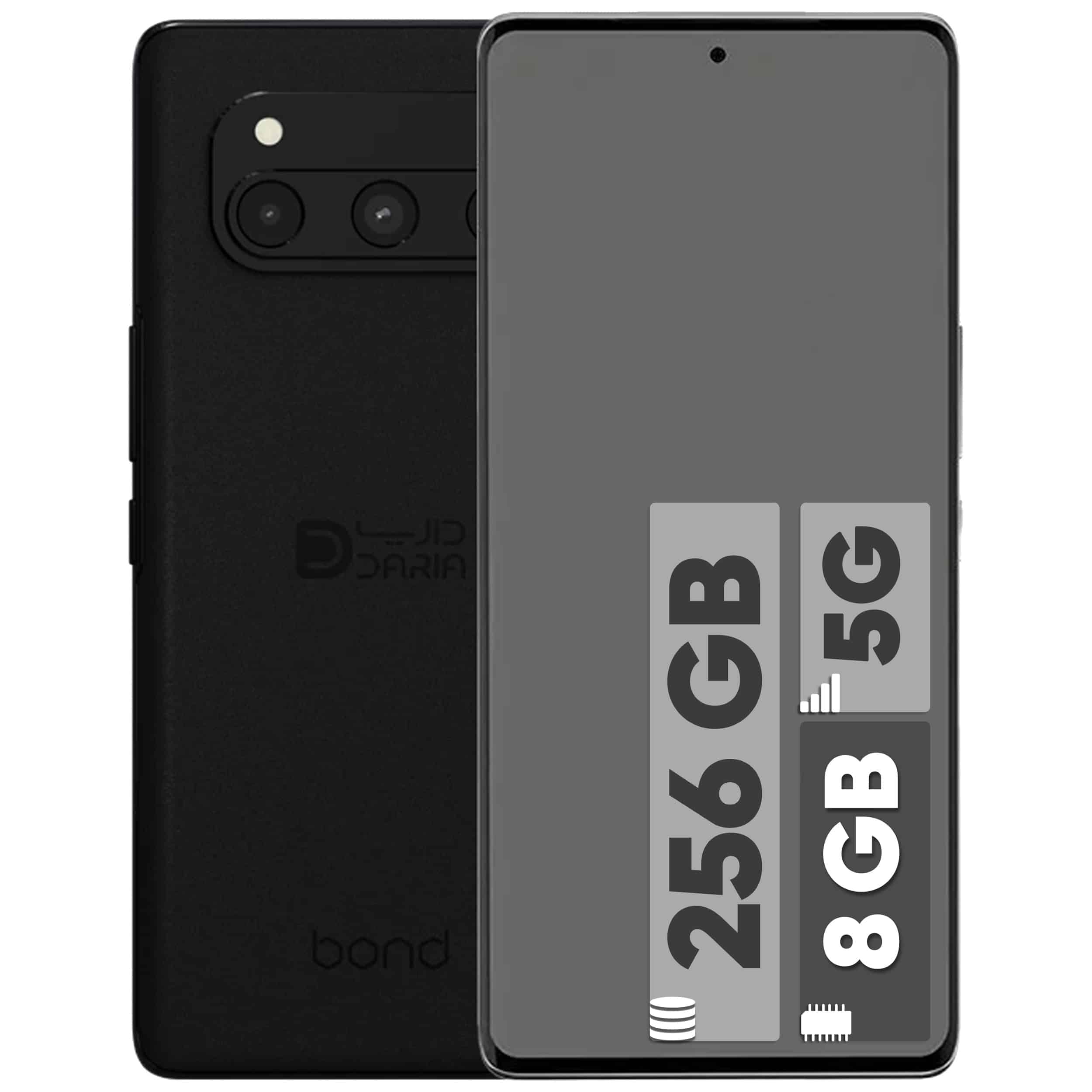 گوشی موبایل داریا مدل bond 5G دو سیم کارت ظرفیت 256 گیگابایت و رم 8 گیگابایت