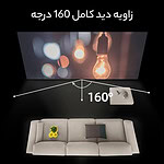 مینی ویدئو پروژکتور مدل  VP120 به همراه پرده نمایش