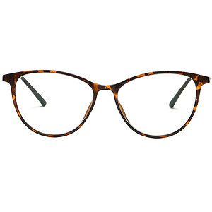 فریم عینک طبی گربه ای مدل TRWS902C393-P81 مناسب برای صورت گرد و بیضی