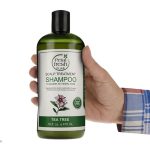 شامپو ضدریزش و تقویت‌کننده مو پتال فرش مدل TeaTree حجم 475 میلی‌ لیتر