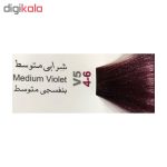 رنگ مو پادینا شماره V5-4-6 حجم 100 میلی لیتر رنگ شرابی متوسط