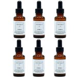 سرم ضد چروک درماپلاس مدل Vitamine A مناسب برای انواع پوست حجم 30 میلی لیتر بسته 6 عددی