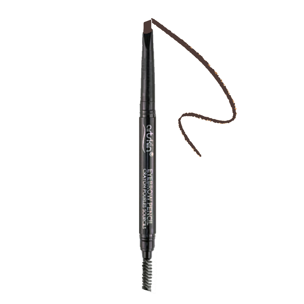 مداد ابرو آرتین مدل CRAYON POURLES SOURCILS شماره 03 رنگ قهوه ای تیره