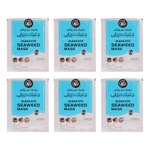 ماسک دور چشم دکتر عیدی آلگا مدل جلبک دریایی بسته 6 عددی