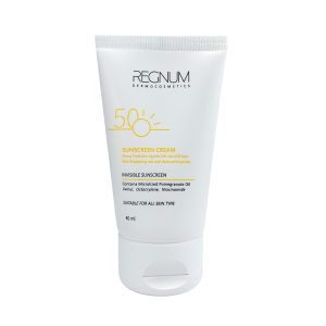 کرم ضد آفتاب بدون رنگ رگنوم SPF50 مدل فیوژن واتر PA++ ‌مناسب برای انواع پوست‌ حجم 40 میلی‌لیتر