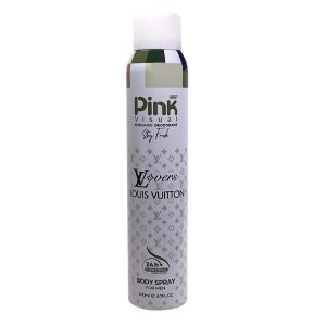 اسپری دئودورانت مردانه پینک ویژوآل مدل Louis vuiton lovers حجم 200 میلیلیتر