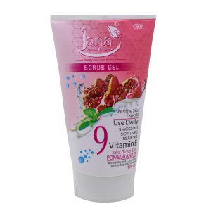 ژل لایه بردار صورت جانا مدل Pomegranate حجم 120 میلی لیتر