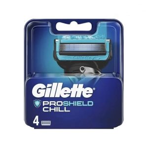 تیغ یدک ژیلت مدل PROSHILD CHILL بسته 4 عددی