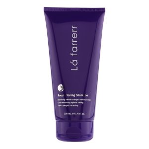 شامپو تثبیت کننده رنگ مو لافارر مدل Anti Brassiness مناسب برای موهای رنگ شده، آسیب دیده حجم 200 میلی لیتر