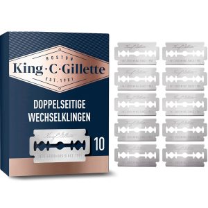 تیغ یدک ژیلت مدل King.C Double Edge بسته 10 عددی