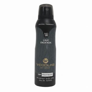 اسپری دئودورانت مردانه وودلایک مدل LALIC ENCR NOIR حجم 200 میلی‌لیتر
