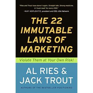 کتاب The 22 Immutable Laws of Marketing اثر Al Ries and Jack Trout انتشارات HarperBusiness