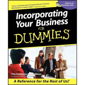 کتاب Incorporating Your Business For Dummies اثر Carl R. J. Sniffen انتشارات For Dummies