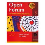 کتاب Open Forum 3 Academic Listening and Speaking اثر Janie Duncan And Amy Parker انتشارات الوندپویان