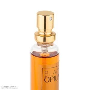 عطر جیبی زنانه صندل مدل بلک اوپیوم با رایحه گرم، طبیعت، شیرین، خوراکی حجم 25 میلیلیتر