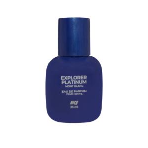 عطر جیبی مردانه نایس پاپت مدل Explorer Platinum mont blanc با رایحه گرم حجم 35 میلی‌لیتر