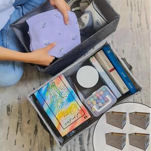 باکس نظم دهنده تن تن مدل اسکلت فلزی مجموعه 4 عددی