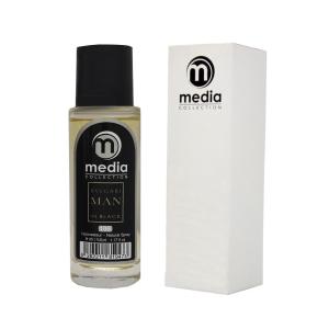عطر جیبی مردانه مدیا مدل bvlgari man in black  با رایحه گرم  حجم 35 میلی‌لیتر
