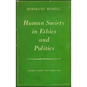 کتاب Human Society in Ethics and Politics اثر Bertrand Russell انتشارات Unwin Hyman