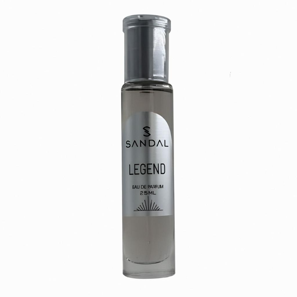 عطر جیبی مردانه صندل مدل لجند مون بلان با رایحه تلخ حجم ۲۵ میلی‌لیتر