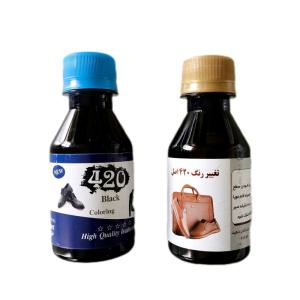 رنگ چرم 420 کد LCBG بسته دو عددی حجم 120 سی سی