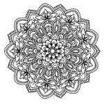 کتاب رنگ آمیزی بزرگسالان ماندالا طبیعت اثر حسین سعیدی انتشارات کاردستی