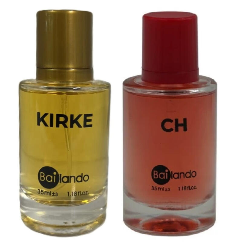 عطر جیبی مردانه بایلندو مدل سی اچ با رایحه خنک و میوه ای حجم 35 میلی‌لیتر به همراه عطر جیبی زنانه بایلندو مدل کریکه با رایحه خنک و میوه ای حجم 35 میلی‌لیتر