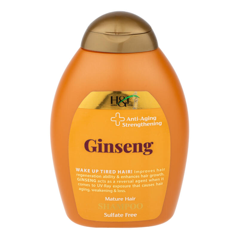 شامپو مو هرباتک مدل Ginseng مناسب برای موهای کم حجم و نازک حجم 385 میلی لیتر