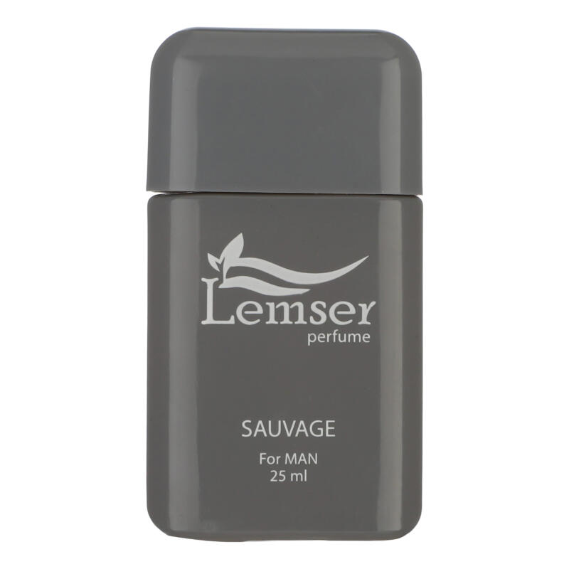 عطر جیبی مردانه لمسر مدل Sauvage حجم 25 میلی لیتر