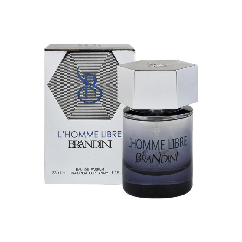 عطر جیبی مردانه برندینی مدل L HOMME LIBRE با رایحه معتدل و تلخ حجم 33 میلی‌لیتر