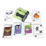 بازی فکری کارتی مانترا مدل گربه زامبی با 61 کارت، مناسب 2 تا 5 نفر، سبک استراتژی، با تاکتیک شانس و جمعآوری امتیاز، درجه سختی آسان و مدت زمان کمتر از یک ساعت