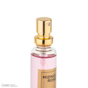 عطر جیبی زنانه صندل مدل Lancome Midnight rose با رایحه شیرین و گرم حجم 25 میلی‌لیتر