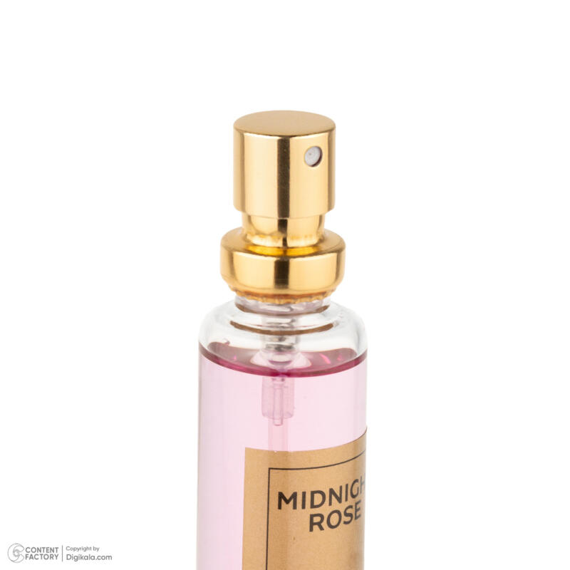 عطر جیبی زنانه صندل مدل Lancome Midnight rose با رایحه شیرین و گرم حجم 25 میلی‌لیتر