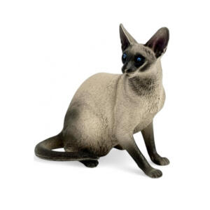 فیگور مدل گربه سیامی طرح Siamese کد CA954-5 ارتفاع 6.7 سانتی‌متر