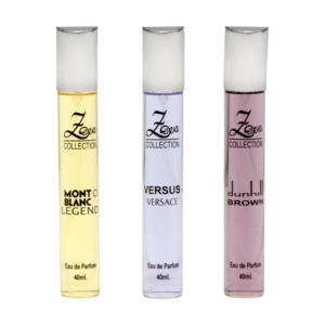 عطر جیبی زوا مدل مونت بلان لجند ورسوز دانهیل با رایحه معتدل حجم 40 میلی‌لیتر مجموعه 3 عددی