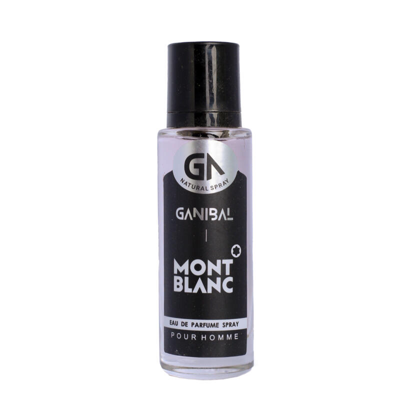 عطر جیبی مردانه گانیبال مدل مونت بلانک لجند با رایحه خنک حجم ۳۵ میلی‌لیتر